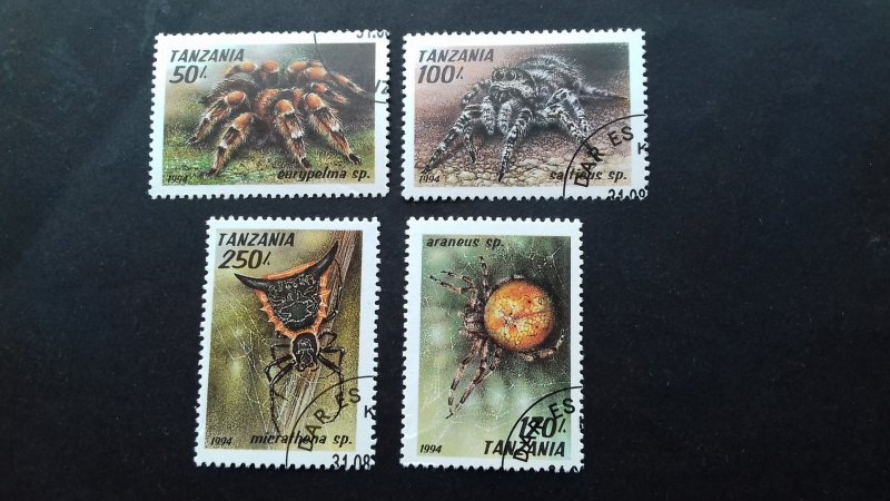 Tanzania 1994 Arachnids Used