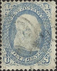 # 63 Blue Used Ben Franklin