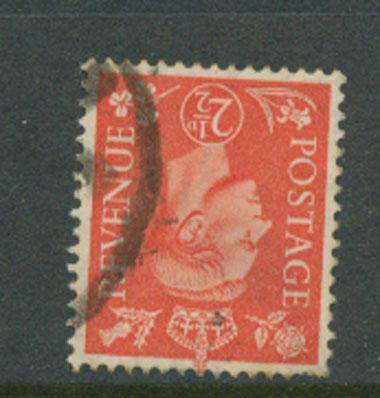 Great Britain GVI  SG 507 inverted watermark VFU