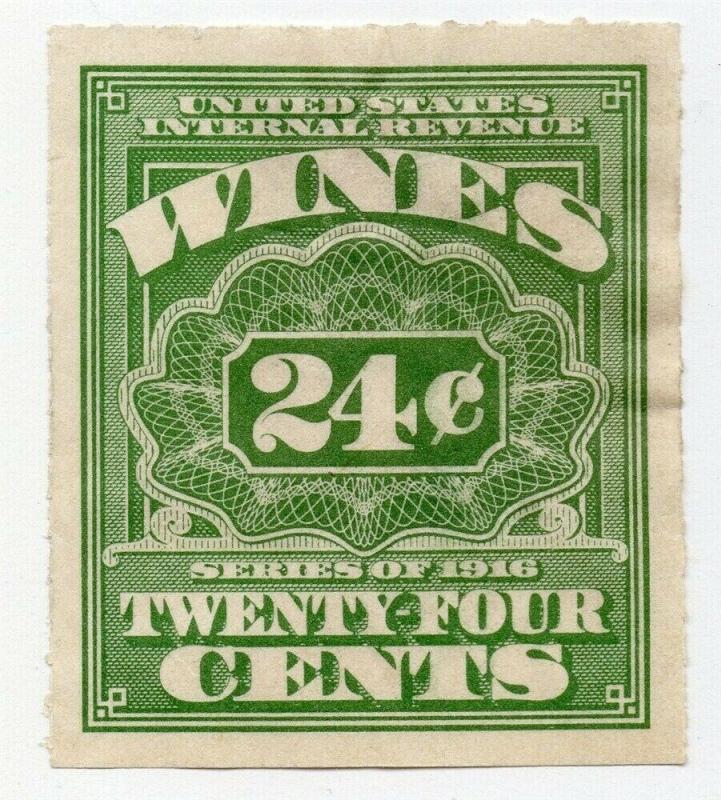 USA 1914-18 Wines Revenues Issue Fine Used 24c. 312993