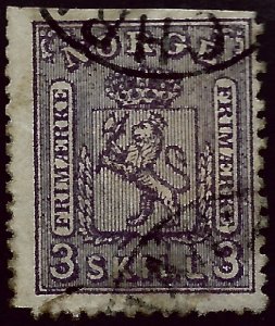 Norway #13 Used Fine space filler trimmed SCV$150...Chance to buy a Bargain!