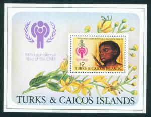 Turks and Caicos Islands Scott 390 MNH** IYC 1979 Sheet