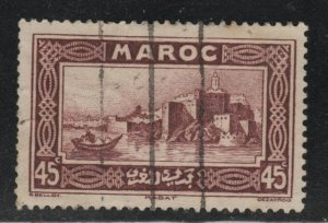 French Morocco Scott 134 Used  stamp