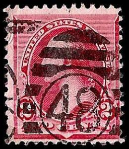 # 219D LAKE USED CANCEL GEORGE WASHINGTON