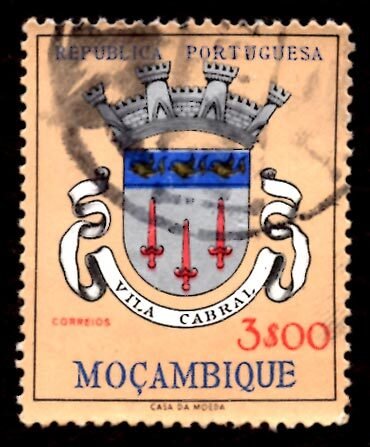 Mozambique 1961 Vila Cabral, Coat of Arms 3e Scott.416 Used (#1)