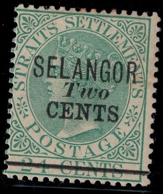 Malaya-Selangor 1891 SC 20 Mint SCV$ 225.00