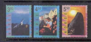 Norway Sc 1191-3 1998 Tourism  stamp set mint NH