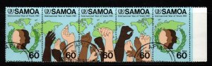 SAMOA SG706a 1985 INTERNATIONAL YOUTH YEAR USED