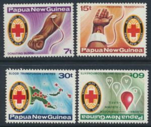 Papua New Guinea SG 393-396 SC# 521-524 MNH  Red Cross  see scan 