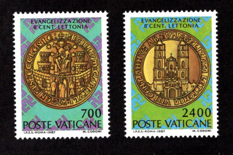 VATICAN CITY  SC# 783-784  FVF/MNH