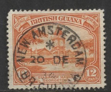 British Guiana - Scott 215 - KGV- Definitive -1934 - VFU - Single 12c Stamp