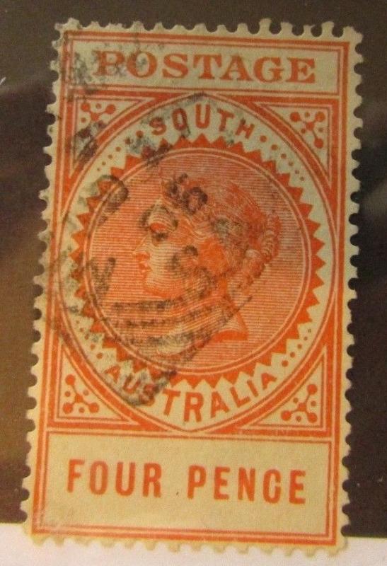 South Australia  SC #150  used four pence stamp