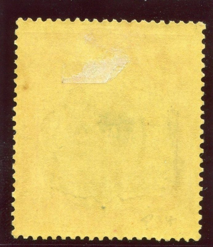 Bermuda 1938 KGVI 5s green & red/yellow MLH. SG 118.