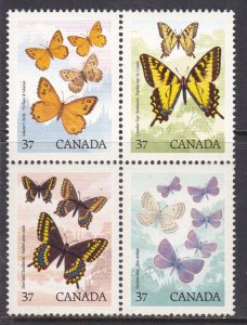 Canada, Fauna, Insects, Butterflies MNH / 1988