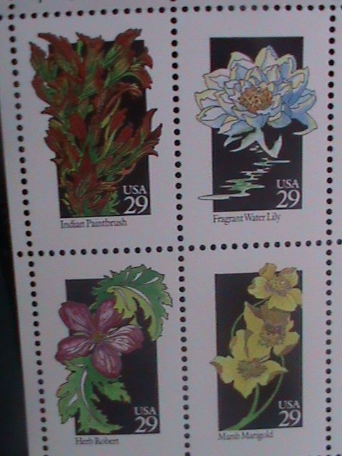 ​UNITED STATES- 1992 SC#2696a- 50 STATE WILD FLOWERS LARGE.-MNH FULL SHEET -VF