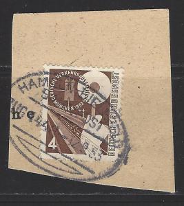 Germany Bund Scott # 698, used, opp RPO cancel