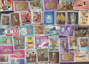 100 All Different PANAMA Stamps