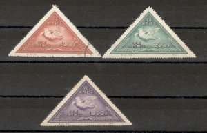 CHINA - USED + 2 MNG STAMPS - PEACE CAMPAING - 1951.