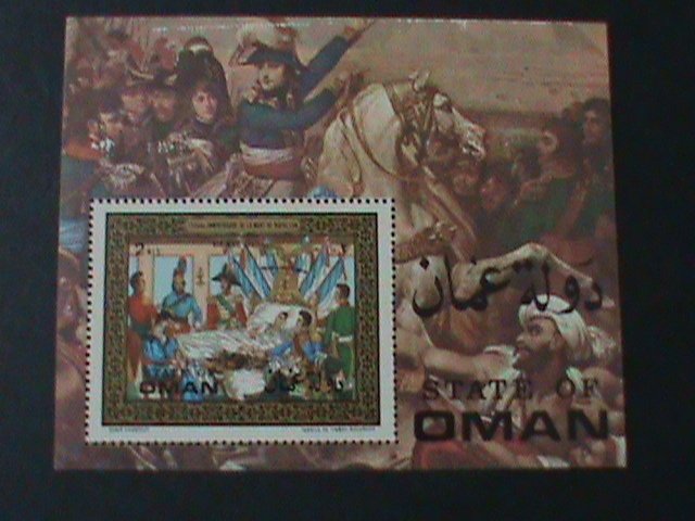 OMAN 15OTH  ANNIVERSERY OF NAPOLEON MNH S/S VF LAST ONE WE SHIP TO WORLDWIDE