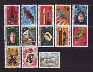 New Hebrides, British 217-229 Set MNH Various