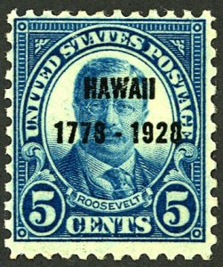 U.S. #648 MINT OG LH 