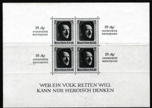 Germany1937 Scott B102 & B104 Two Souvenir Sheets 'Heroic Germans' ...