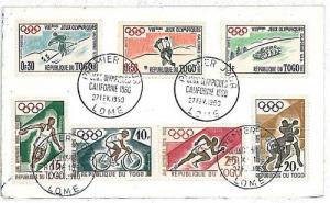 WINTER OLYMPICS: POSTAL HISTORY - COVER FDC: TOGO 1960