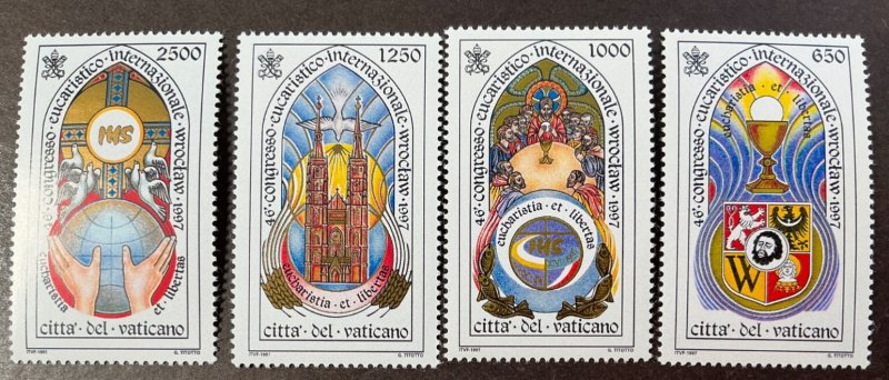 VATICAN MNH #1046-49   Complete set of 4  *1997* Catalog $6.75