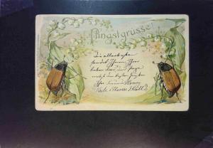 Germany 1901 Postcard w/ Baltimore Paid Cancel - Z1694