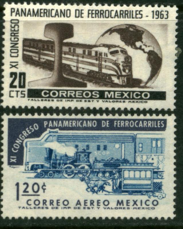 MEXICO 942, C279 11th Panamerican Railroad Congress MINT, NH. F-VF.