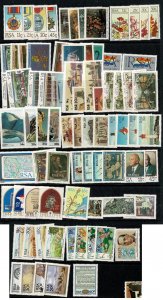 South Africa cpl mint NH sets 1984-1988