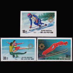 N.KOREA 1983 - Scott# 2320-2 W.Olympics Imp. Set of 3 NH