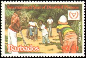 Barbados #543-546, Complete Set(4), 1981, Never Hinged