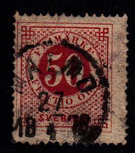 Sweden, #26, Used, CV$40.00