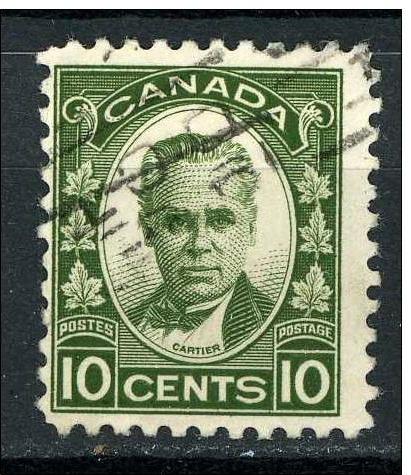 Canada 1931 Scott 190 used - 10c, Sir George Etienne Cartier