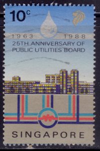 Singapore, 1988, Public Utilities Board, 10c, used*