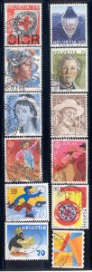 Switzerland - small collection of 12 used stamps Lot # 82