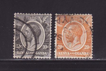 Kenya, Uganda, Tanzania 22, 25 U King George V