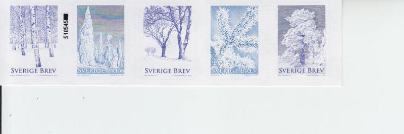 2015 Sweden Winter Trees SA S5    (Scott 2763) 