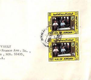 JORDAN Cover Amman RELEASING ARAB ANTELOPE Air USA {samwells-covers} 1984 AL265