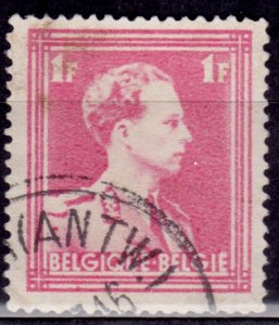 Belgium,1945, King Leopold III, 1fr, used*