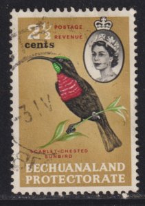 Bechuanaland Protectorate 182 Scarlet Chested Sunblrd 1961