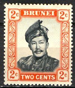 Brunei ; 1964: Sc. # 102: **/MNH Single Stamp