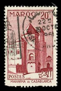 French Morocco 322 Used
