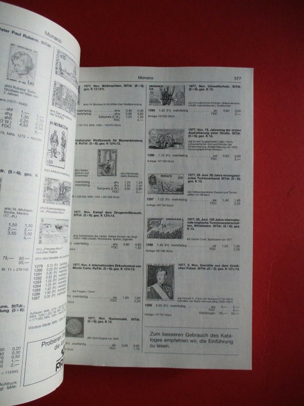 Michel West und Mitteleuropa 2003/2004 Band 1 Katalog Postage Stamp Catalogue