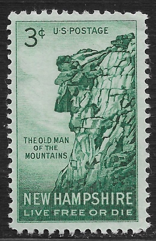 US #1068 3c Great Stone Face, NH ~ MNH
