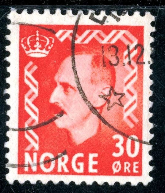 NORWAY #323, USED - 1952 - NORWAY065NS13