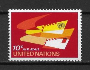 United Nations C14 Airmail set MNH