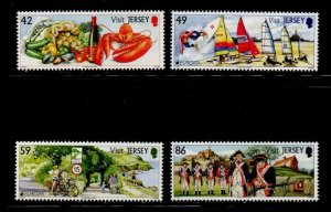 Jersey Sc  1565-1568 2012 europa, Tourism, stamp set mint NH