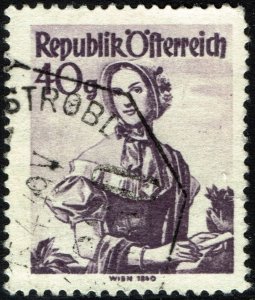 Austria #530  Used - Austrian Costumes series (1948)